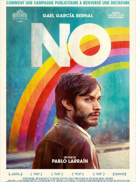 Cartaz do filme chileno "NO", sobre campanhas eleitorais e comunicação política